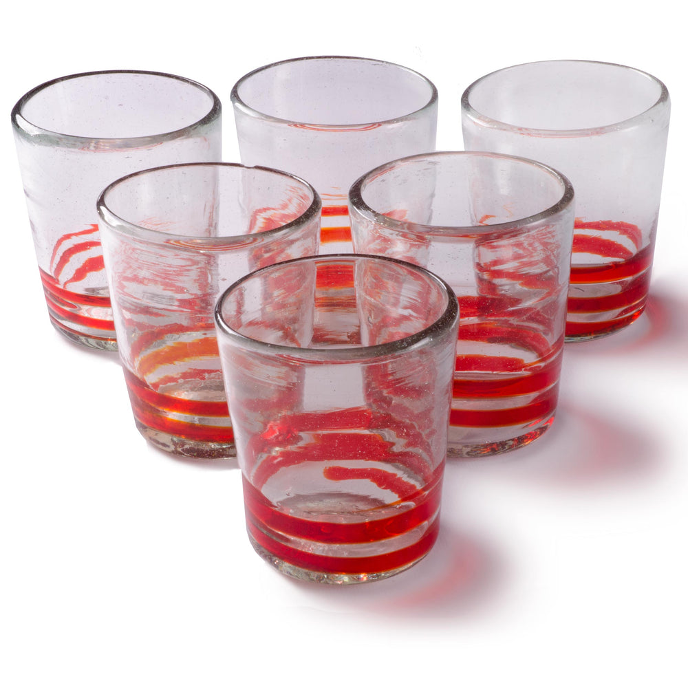 
                  
                    Orion Red Serpentine 12 oz Short -   - Orion's Table Mexican Glassware
                  
                