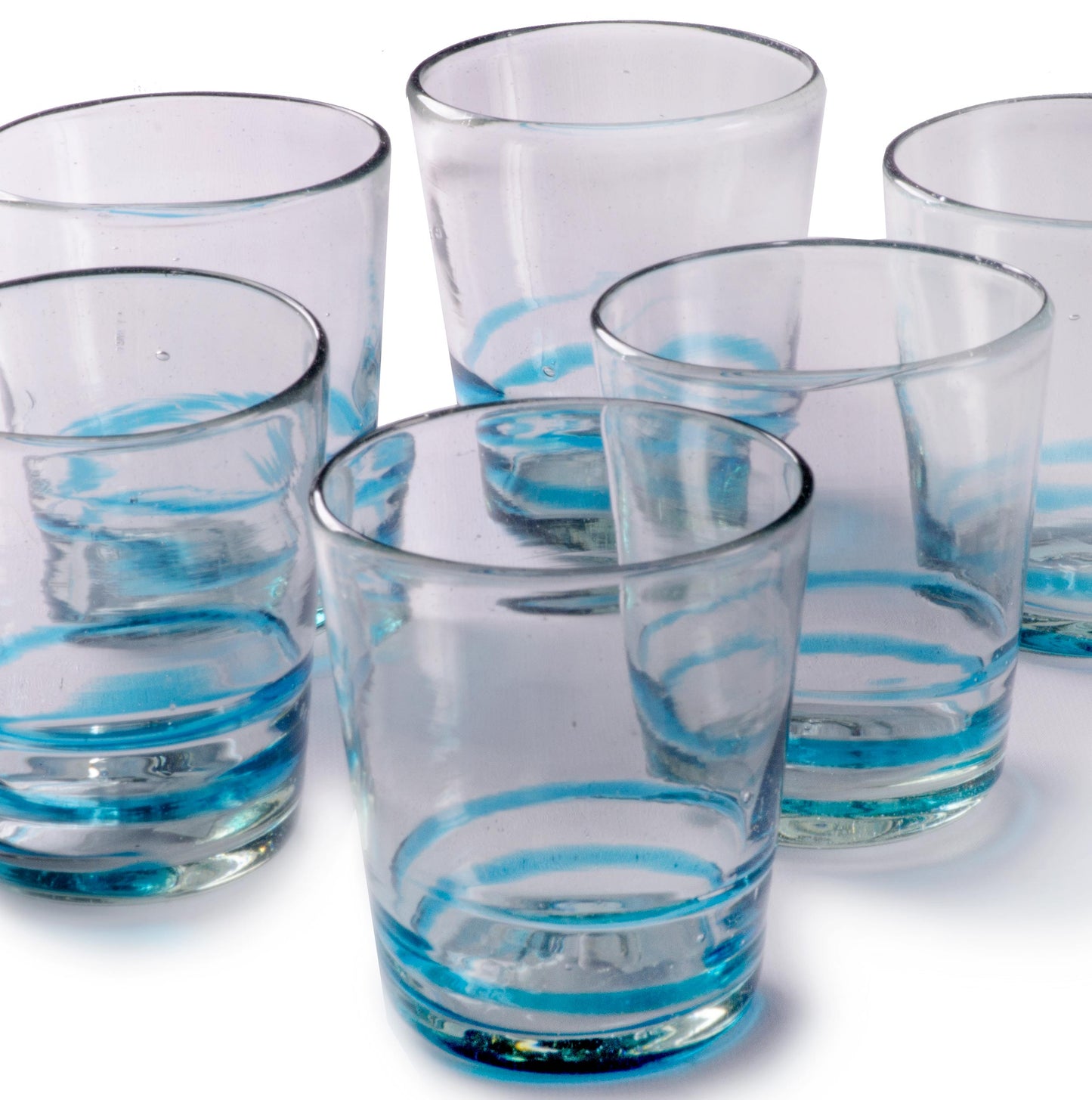 Serpentine Short Tumbler in Turquoise - 12 oz -   - Orion's Table