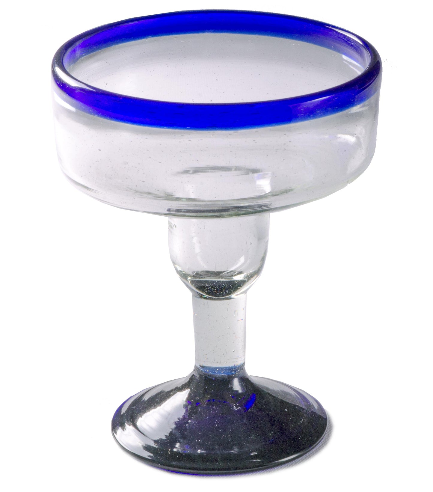 Cobalt Blue Rim Coupette Margarita - 12 oz  - Orion's Table