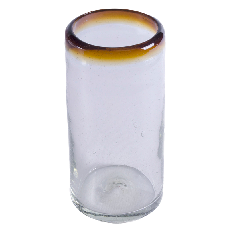 Amber Rim Hiball Tumbler - 14 oz