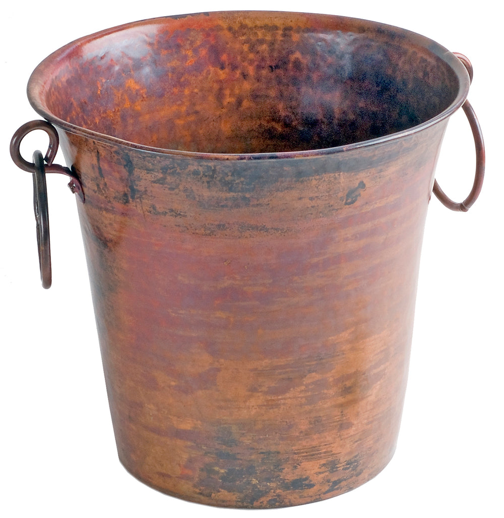 Wine Bucket with Ring Handles (Rustic Copper)