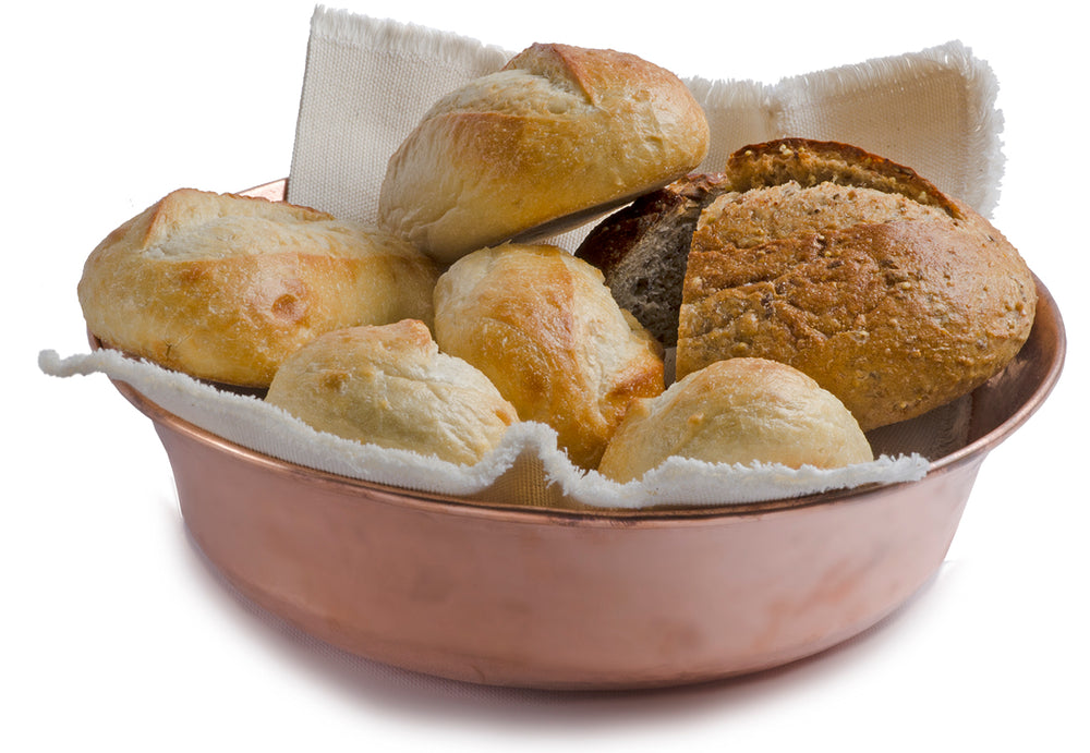 Bread Basket without Handles (Polished Copper)