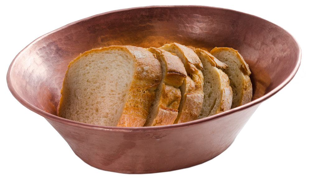 Oval Bread Bowl (Rustic Copper)