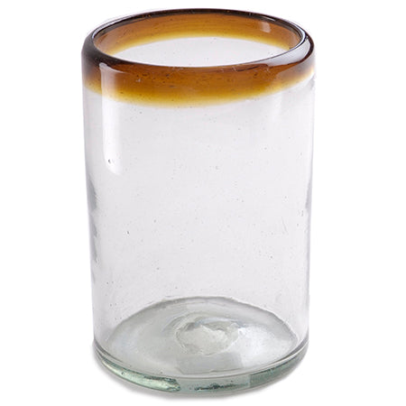 Juice Glass (Cobalt Rim) - 8 oz