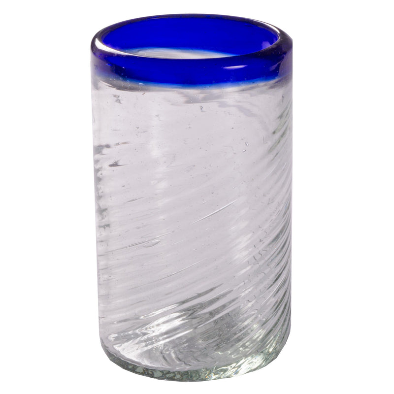 Tornado Cobalt Blue Rim Tumbler - 16 oz -