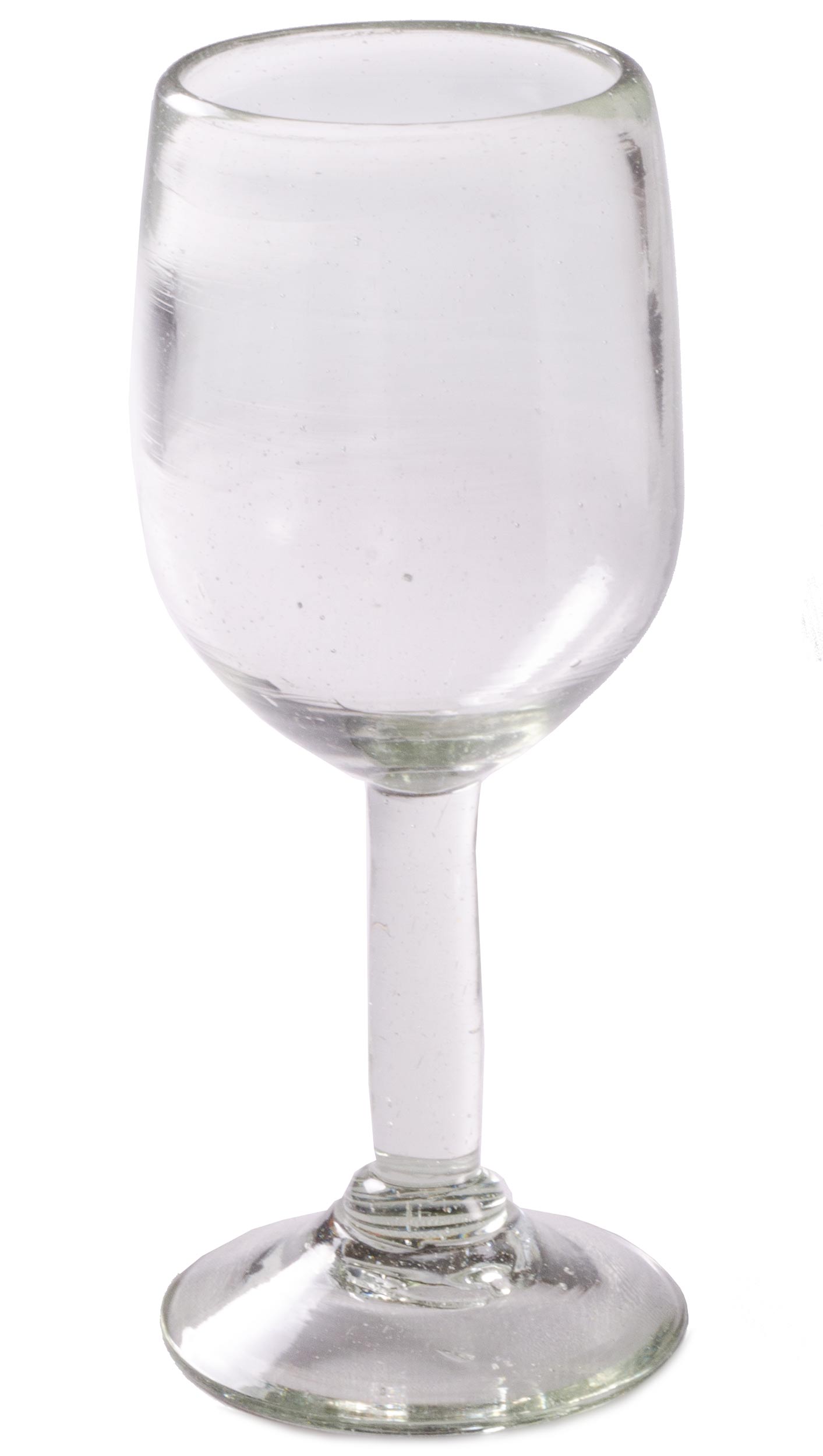Natural Handcrafted Tulip Wine Glass - 11 oz -   - Orion's Table