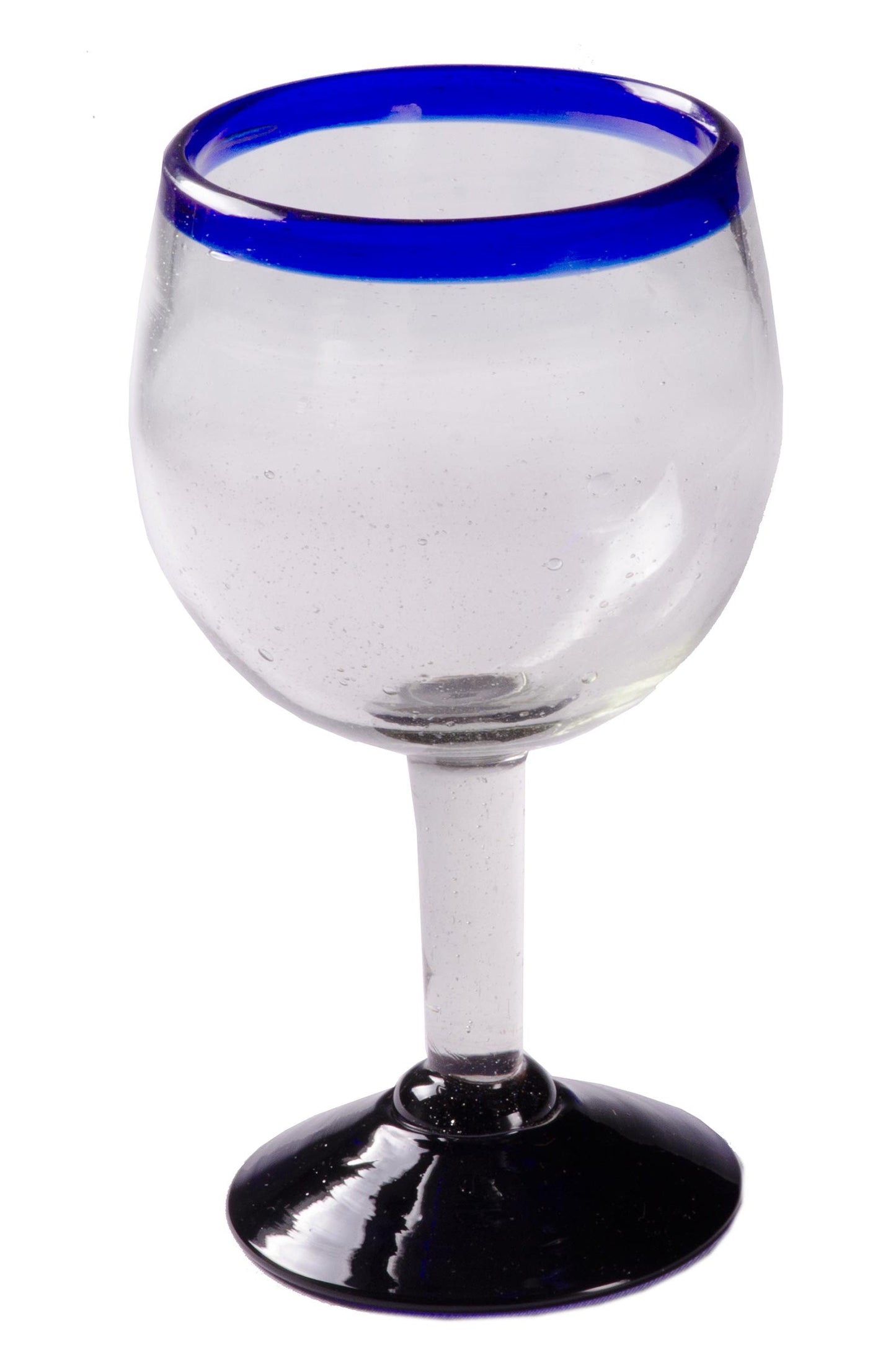 
                  
                    Cobalt Blue Rim Wine Goblet - 16 oz  - Orion's Table
                  
                