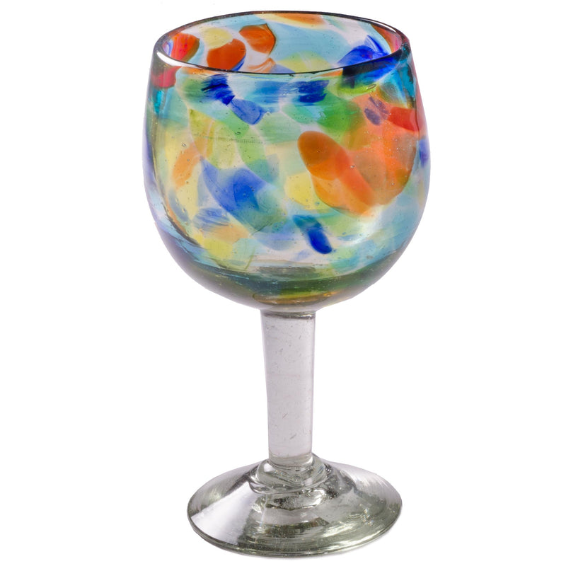 Solid Confetti Wine Goblet - 16 oz
