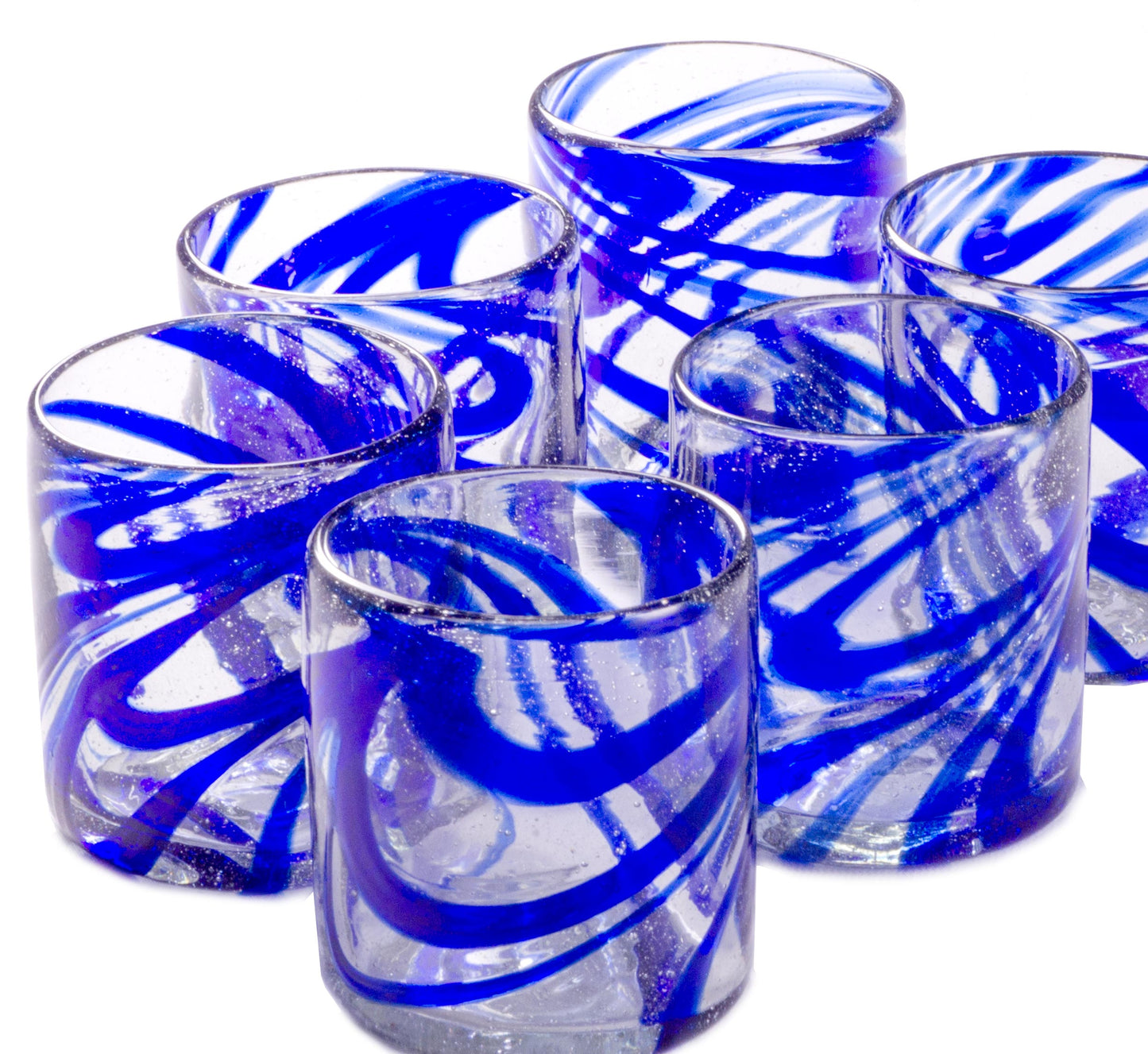 Cobalt Blue Swirl All Purpose - 12 oz -   - Orion's Table