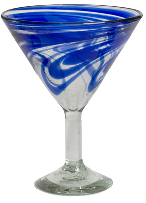 Cobalt Blue Swirl Classic Margarita - 15 oz