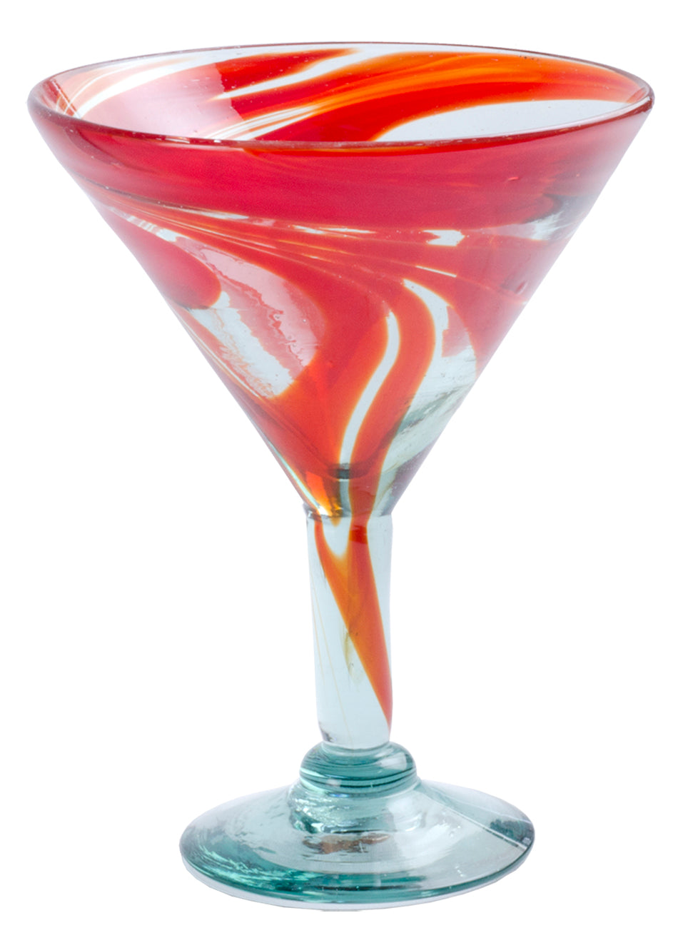 Swirl Margarita Glass (Red) - 15 ounce