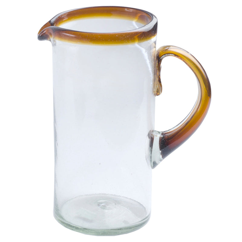 Amber Rim Pitcher - 56 oz