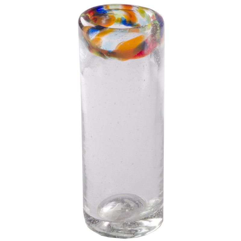 Confetti Rim Shot Glass -  2 oz