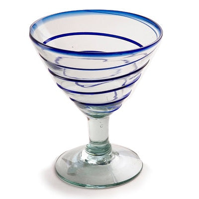 Cobalt Blue Spiral Margarita - 12 oz