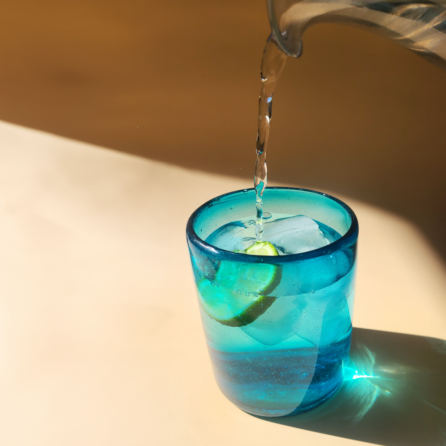 
                  
                    Solid Turquoise Low Tumbler - 14 ounce
                  
                