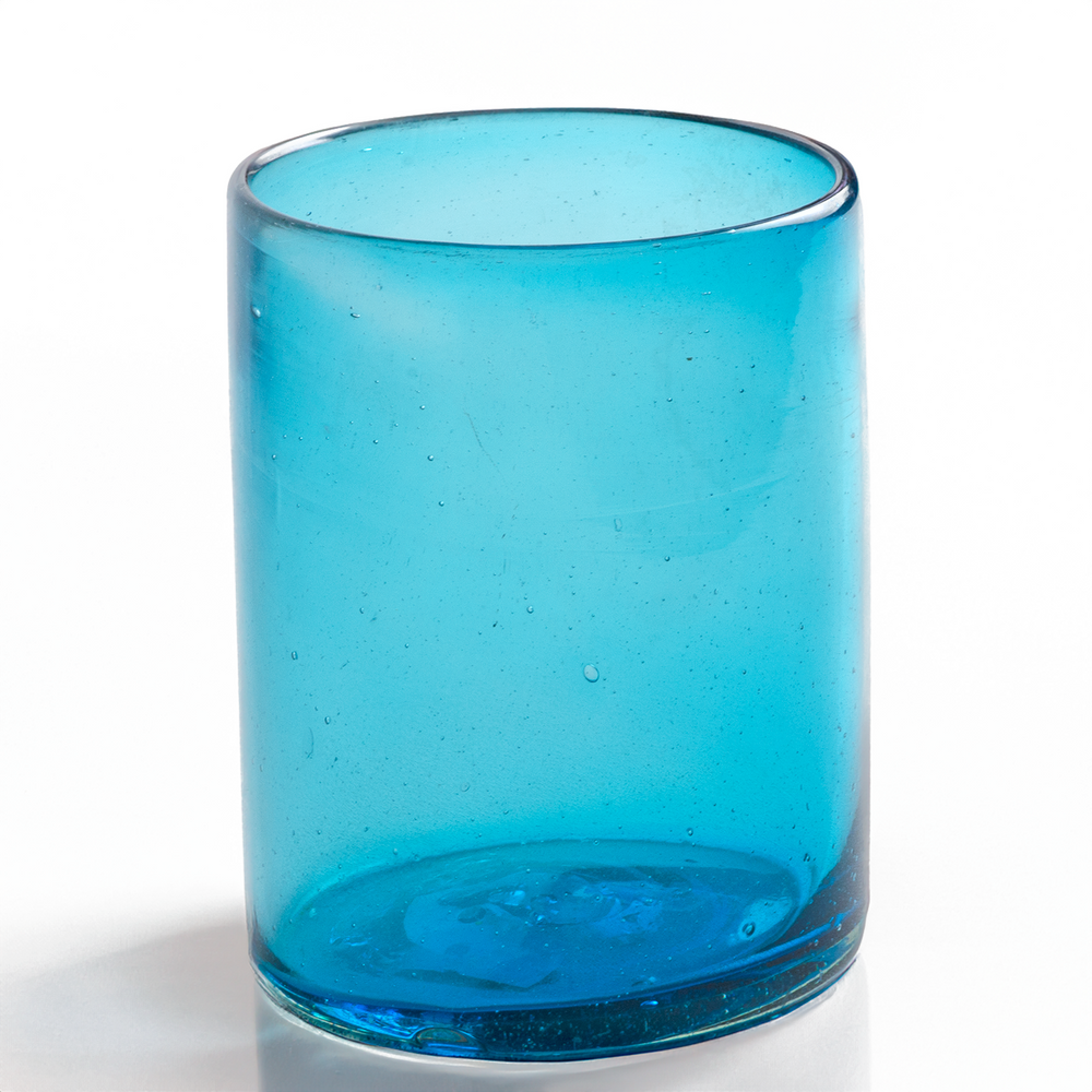 Solid Turquoise Low Tumbler - 14 ounce