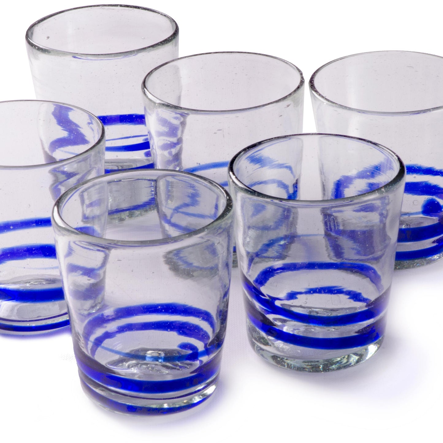 Serpentine Short Tumbler in Cobalt Blue - 12 oz -   - Orion's Table