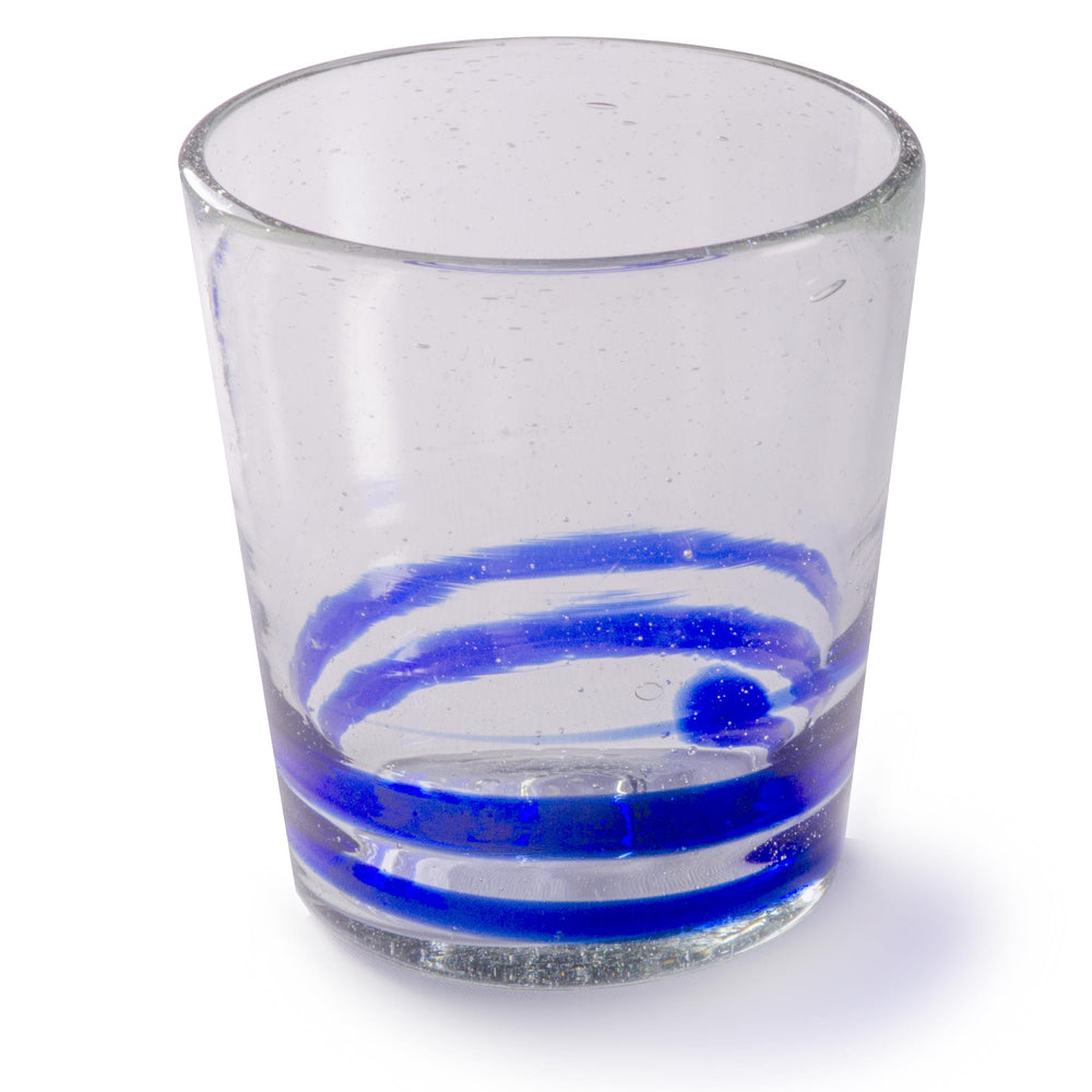 Serpentine Short Tumbler in Cobalt Blue - 12 oz -   - Orion's Table