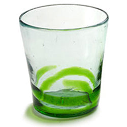 Serpentine Short Tumbler in Green -  12 oz -   - Orion's Table