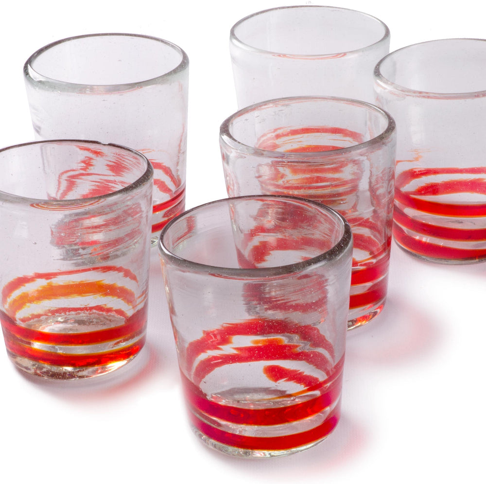 Serpentine Short Tumbler in Red - 12 oz -   - Orion's Table