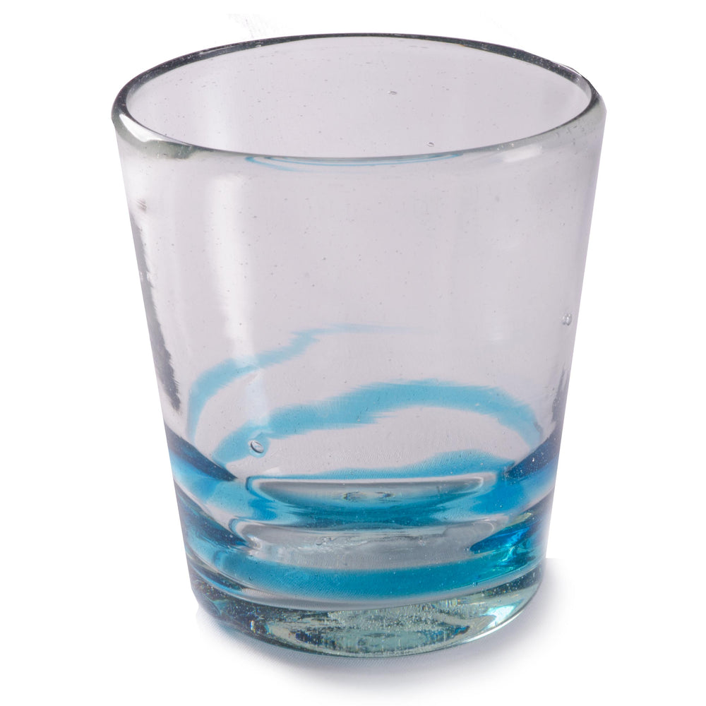 Serpentine Short Tumbler in Turquoise - 12 oz -   - Orion's Table