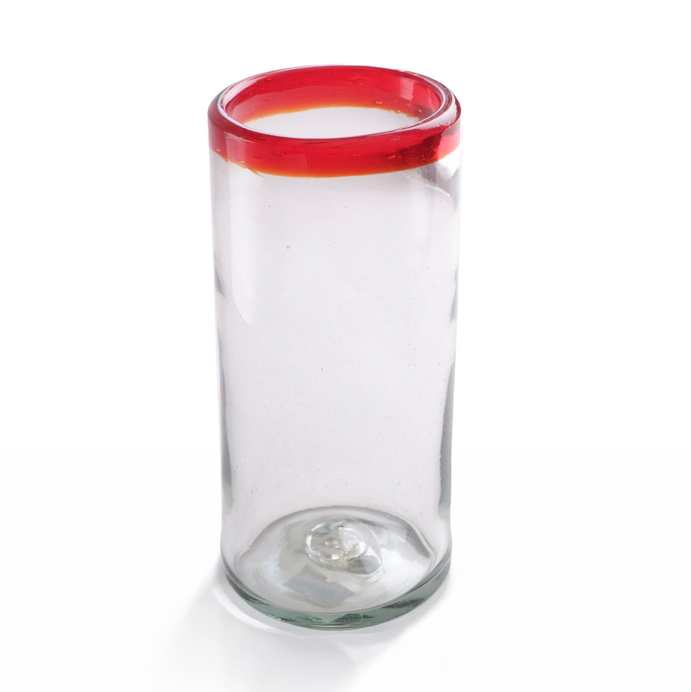 Red Rim Tall Tumbler - 22 oz