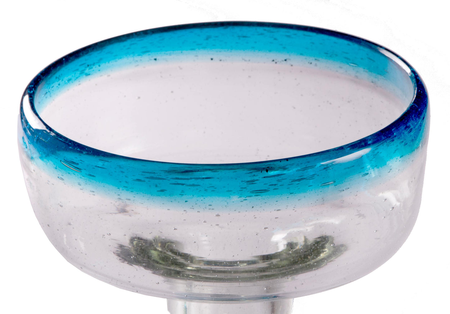 Turquoise Rim Coupette Margarita - 12 oz  - Orion's Table