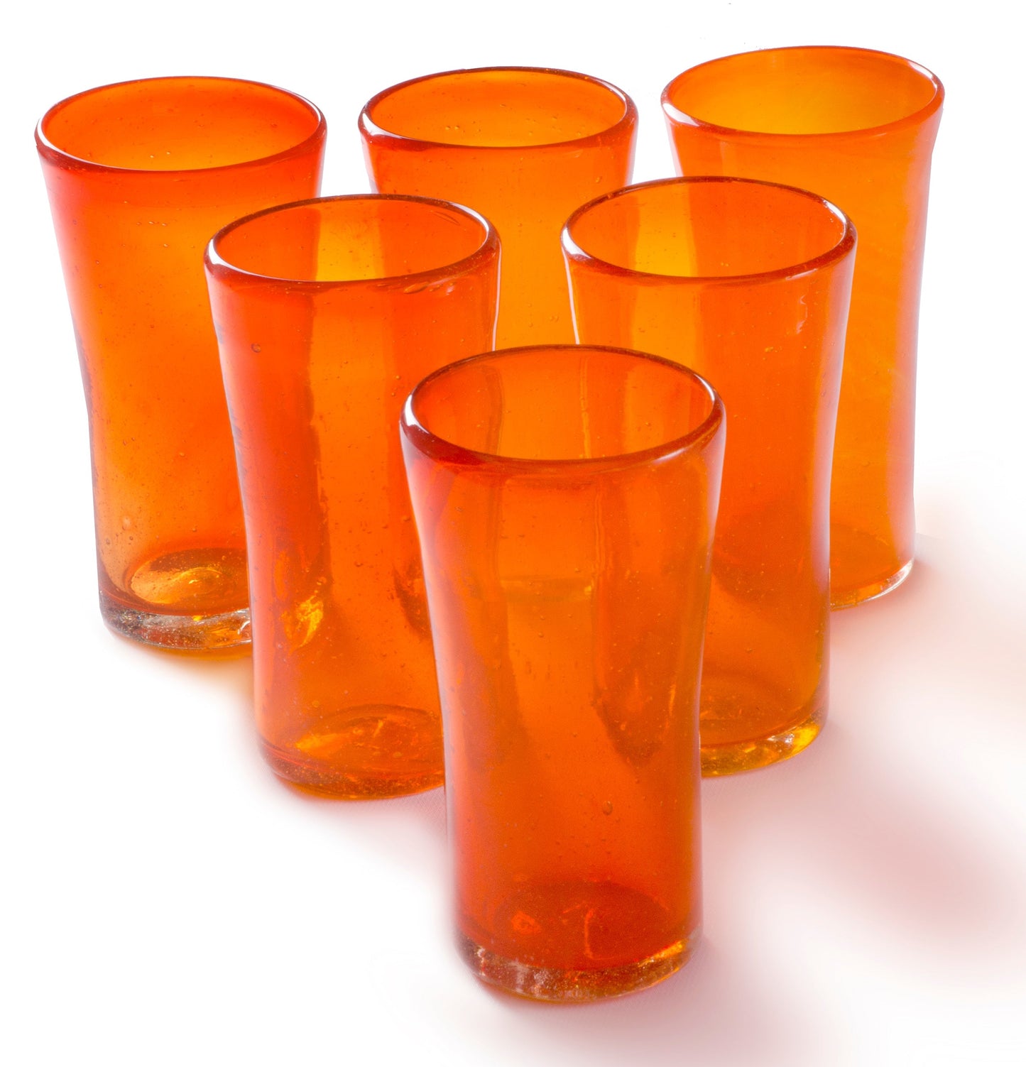 
                  
                    Orion Lily Collection 14 oz Tumbler Orange -   - Orion's Table Mexican Glassware
                  
                