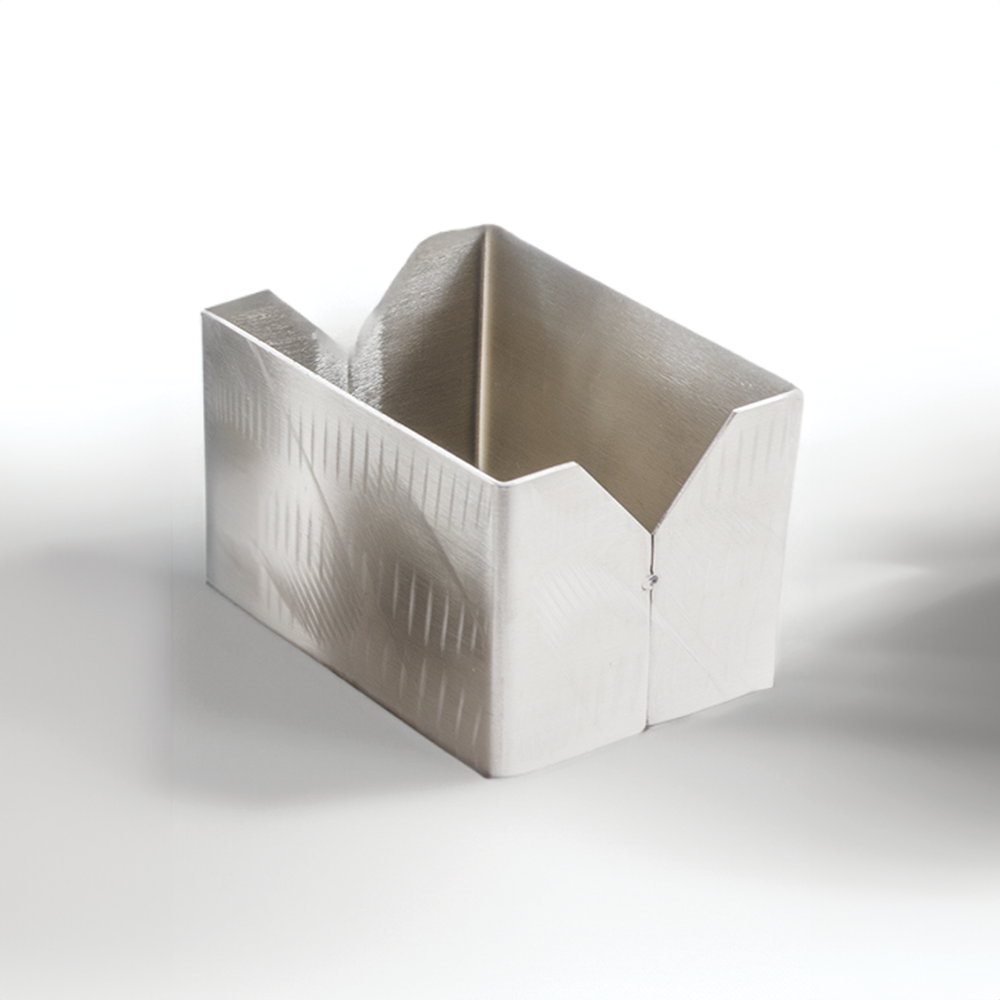 Stainless Steel Sugar Packet Holder (Random Sanded)