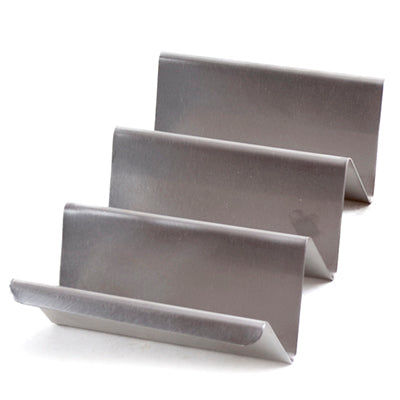 Stainless Steel Slim Taco / Pita Holder | 2 - 3 Capacity (Natural Satin Finish)